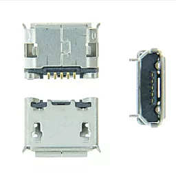 Універсальний роз'єм зарядки №05 ver. D Pin 5, Micro-USB, відстань між ніжками кріплення 5,8 мм (з юбкою) - фото Універсальний роз'єм зарядки №05 ver. D Pin 5, Micro-USB, відстань між ніжками кріплення 5,8 мм (з юбкою)