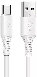 Кабель Borofone BX47 USB-A - Type-C 15w 3a 1м cable White - фото Кабель Borofone BX47 USB-A - Type-C 15w 3a 1м cable White