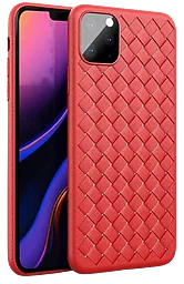 Чохол Silicone Case Weaving для Apple iPhone 11 Pro Max Red