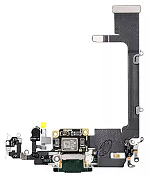 Нижний шлейф Apple iPhone 11 Pro с разъемом зарядки, микрофоном Matte Midnight Green - миниатюра 2