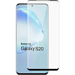 Захисне скло PowerPlant 3D для Samsung G980 Galaxy S20 Black (GL608201)