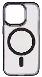 Чехол Epik Iris with MagSafe для Apple iPhone 13 Pro Black - фото Чехол Epik Iris with MagSafe для Apple iPhone 13 Pro Black