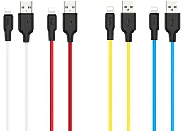 Кабель Hoco X21 Plus Silicone USB-A - Lightning 12w 2.4a 0.25м cable Black/White - мініатюра 5 Кабель Hoco X21 Plus Silicone USB-A - Lightning 12w 2.4a 0.25м cable Black/White - мініатюра 5