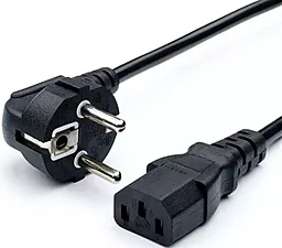 Мережевий кабель Maxxter CL-22-6 CEE7/7-C13 1.8M 3*1.5 мм кв Black - мініатюра 2