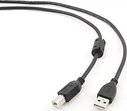Кабель (шлейф) Cablexpert USB2.0 AM/BM (CCF-USB2-AMBM-15) c феритом, 4.5 м