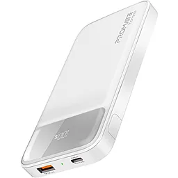 Повербанк Promate Torq-10 10000 mAh 18W PD/QC White - фото Повербанк Promate Torq-10 10000 mAh 18W PD/QC White
