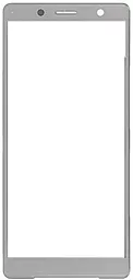 Корпусне скло дисплея Sony Xperia XZ2 Compact H8314 Silver - фото Корпусне скло дисплея Sony Xperia XZ2 Compact H8314 Silver