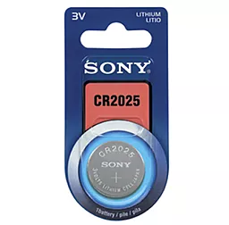 Батарейки Sony CR2025 1 шт. 3 V - мініатюра 4