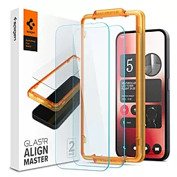 Захисне скло Spigen AlignMaster для Nothing Phone (2a) (2 шт) Clear (AGL07681)