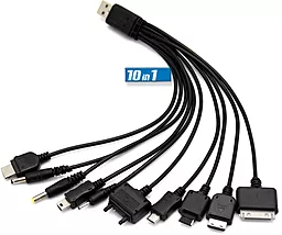 USB Кабель Siyoteam 10-in-1 Cable Black