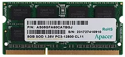 Оперативная память для ноутбука Apacer 8GB SO-DIMM DDR3L 1600MHz (DV.08G2K.KAM)