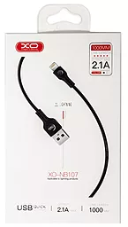 Кабель XO NB51 USB-A - Lightning 10.5w 1м cable Black - миниатюра 3 Кабель XO NB51 USB-A - Lightning 10.5w 1м cable Black - миниатюра 3