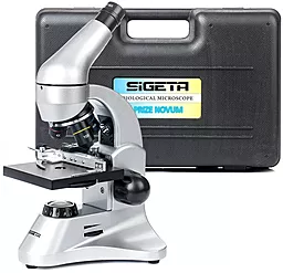 Микроскоп SIGETA PRIZE NOVUM 20x-1280x (в кейсе) - фото Микроскоп SIGETA PRIZE NOVUM 20x-1280x (в кейсе)