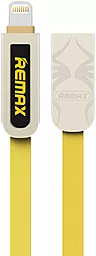 Універсальний кабель Remax Armor 2-in-1 USB-A to Lightning/micro USB 12w 2.4a 1м cable Yellow (RC-067t)