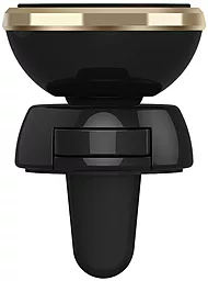 Автодержатель магнитный Baseus 360-degree Rotation Magnetic Car Air Vent Mount Holder Gold/Black (SUGENT-DR0V) - миниатюра 2