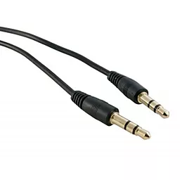 Аудио кабель ExtraDigital AUX mini Jack 3.5mm M/M Cable 1.5 м black (KBA1681) - миниатюра 2