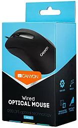 Компьютерная мышка Canyon CNE-CMS2 Black - миниатюра 3