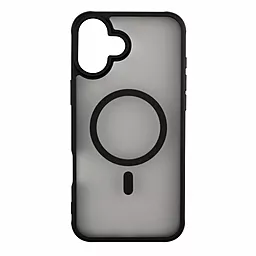 Чехол Epik TPU+PC Anti Drop with MagSafe для Apple iPhone 16 Plus Black - фото Чехол Epik TPU+PC Anti Drop with MagSafe для Apple iPhone 16 Plus Black