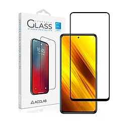 Защитное стекло ACCLAB Full Glue Xiaomi Poco X3 Black (1283126509582)