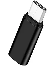 Адаптер-перехідник Puluz M-F USB Type-C -> Lightning Black (SAS1258B)