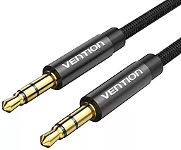 Аудіо кабель Vention AUX mini Jack 3.5mm M/M cable 1 м black (BAGBF)