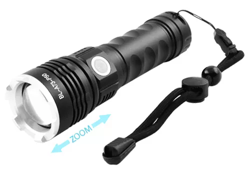 Фонарик аккумуляторный Bailong Police BL-A73-P50 (1x18650, 1x26650) - фото 3