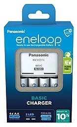 Зарядний пристрій Panasonic BQ-CC51C Basic USB Charger + Eneloop 4x(AA) 2000 mAh (K-KJ51MCD40E) - мініатюра 4