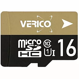 Карта памяти Verico microSDHC 16GB Class 10 UHS-I U1 (1MCOV-MDH9G3-NN)