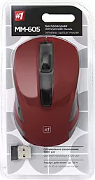 Комп'ютерна мишка Defender #1 MM-605 (52605) Red - мініатюра 3