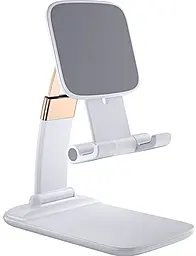 Настольная подставка ESSAGER Knight Foldable Desk Mobile Stand (Plastic) White (EZJZM-QSSJ01) - фото Настольная подставка ESSAGER Knight Foldable Desk Mobile Stand (Plastic) White (EZJZM-QSSJ01)