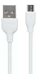 Кабель Remax Fast USB-A - micro USB 12w 2.4a 1м cable White (PD-B15m) - фото Кабель Remax Fast USB-A - micro USB 12w 2.4a 1м cable White (PD-B15m)