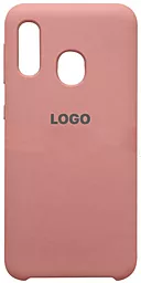 Чехол Silicone Case для Samsung Galaxy A20e A202 (2019) Light Pink