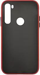 Чехол 1TOUCH Gingle Matte Xiaomi Redmi Note 8 Red/Black