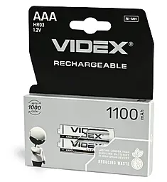 Аккумулятор Videx AAA 1100mAh NiMh 2шт (23337)