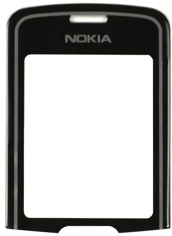 Корпусное стекло дисплея Nokia 8600 Luna Black - фото 1