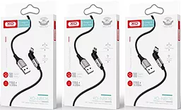Кабель XO NB176 USB-A - Lightning 12w 2.4a 1.2м cable Black - миниатюра 3 Кабель XO NB176 USB-A - Lightning 12w 2.4a 1.2м cable Black - миниатюра 3