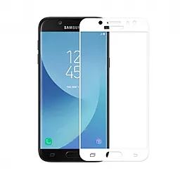 Защитное стекло Mocolo CP+ Full Cover Samsung J730 Galaxy J7 2017 White