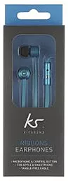 Наушники KS Ribbons earphones Blue - миниатюра 2