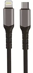 Кабель WUW X183 USB Type-C - Lightning 20w 3a 1м PD cable Black - фото Кабель WUW X183 USB Type-C - Lightning 20w 3a 1м PD cable Black