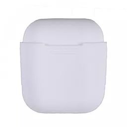 Силіконовий чохол NICHOSI для Apple Airpods 1/2 White