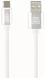 Кабель USB Gelius Fast Speed Series Type-C 3.1A White