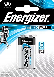 Батарейки Energizer 6LR61 (крона) MaxPlus 1шт - фото Батарейки Energizer 6LR61 (крона) MaxPlus 1шт