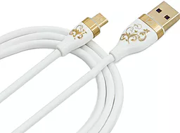 Кабель USB iZi PM-12 micro USB Cable White