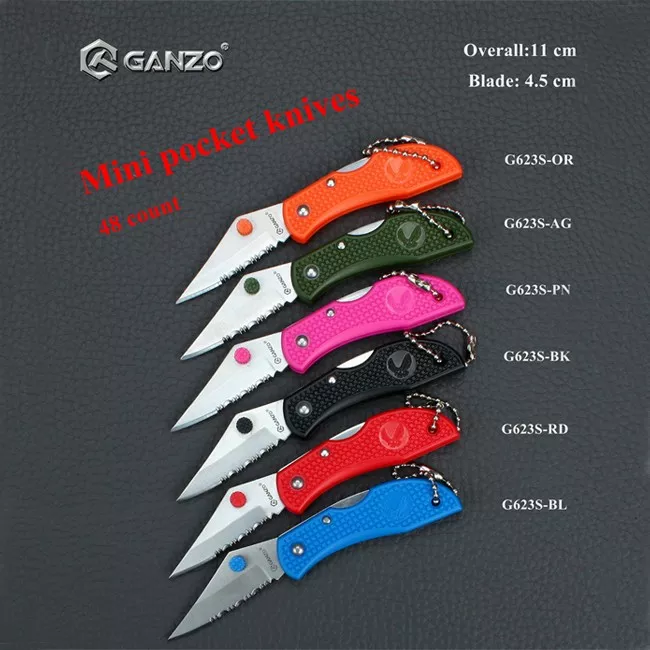 Нож Ganzo G623S (G623SP) Pink - фото 4