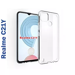 Чехол BeCover для Realme C21Y Transparancy (706937) - фото Чехол BeCover для Realme C21Y Transparancy (706937)