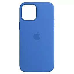 Чехол Silicone Case Full для Apple iPhone 12 Pro Max Capri Blue