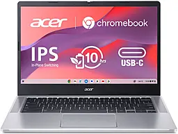 Хромбук Acer Chromebook 314 CB314-3HT-P4EL Pure Silver (NX.KB5EU.001) - фото Хромбук Acer Chromebook 314 CB314-3HT-P4EL Pure Silver (NX.KB5EU.001)