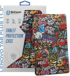 Чехол для планшета BeCover Smart Case для Lenovo Tab Plus 11.5" Graffiti (711845) - фото Чехол для планшета BeCover Smart Case для Lenovo Tab Plus 11.5" Graffiti (711845)