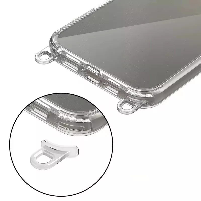 Чехол Epik Clear Case with Strap для Apple iPhone 13 Pro Max Light Purple - фото 3