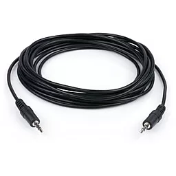 Аудио кабель Vinga AUX mini Jack 3.5mm M/M Cable 5 м black - миниатюра 2